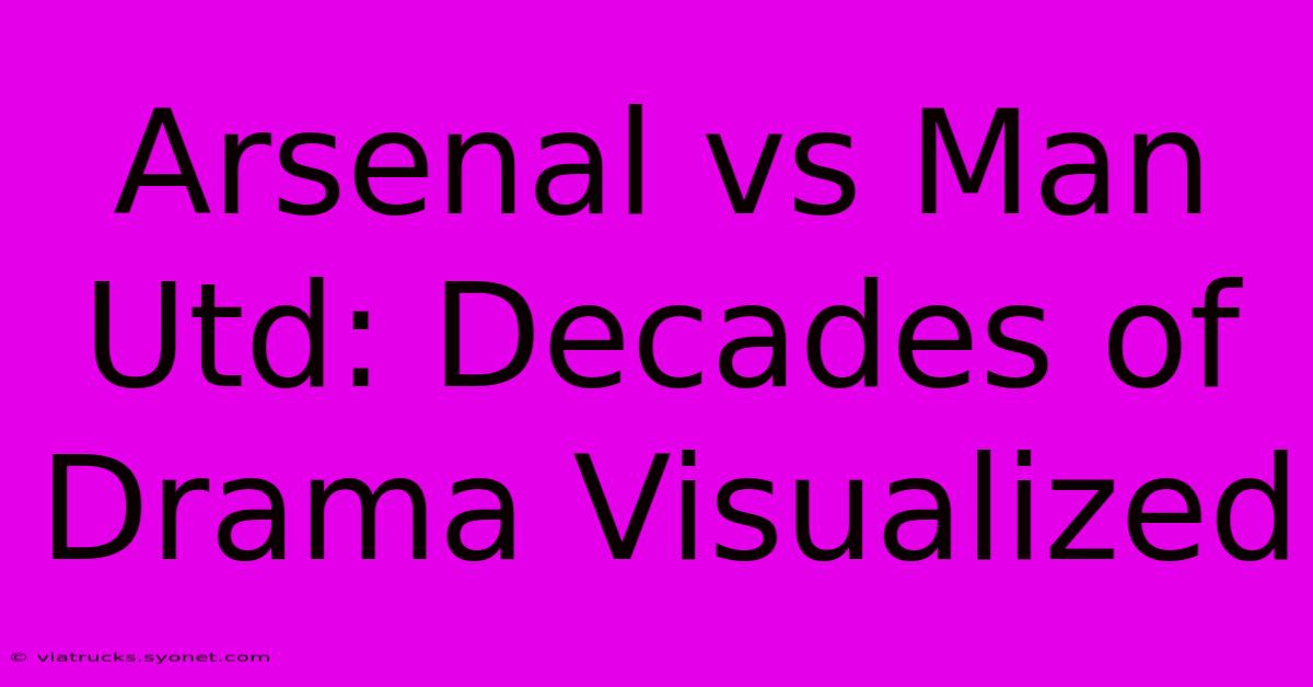 Arsenal Vs Man Utd: Decades Of Drama Visualized