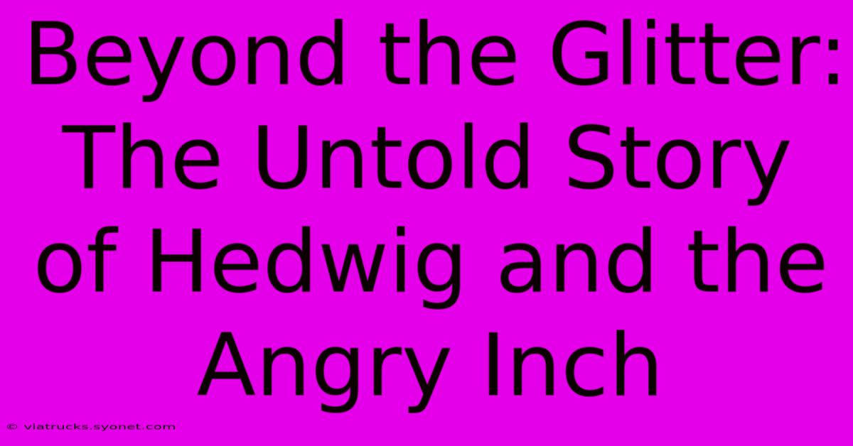 Beyond The Glitter: The Untold Story Of Hedwig And The Angry Inch