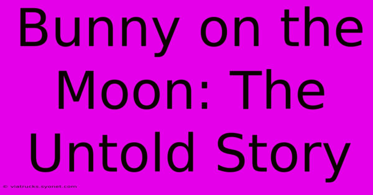 Bunny On The Moon: The Untold Story