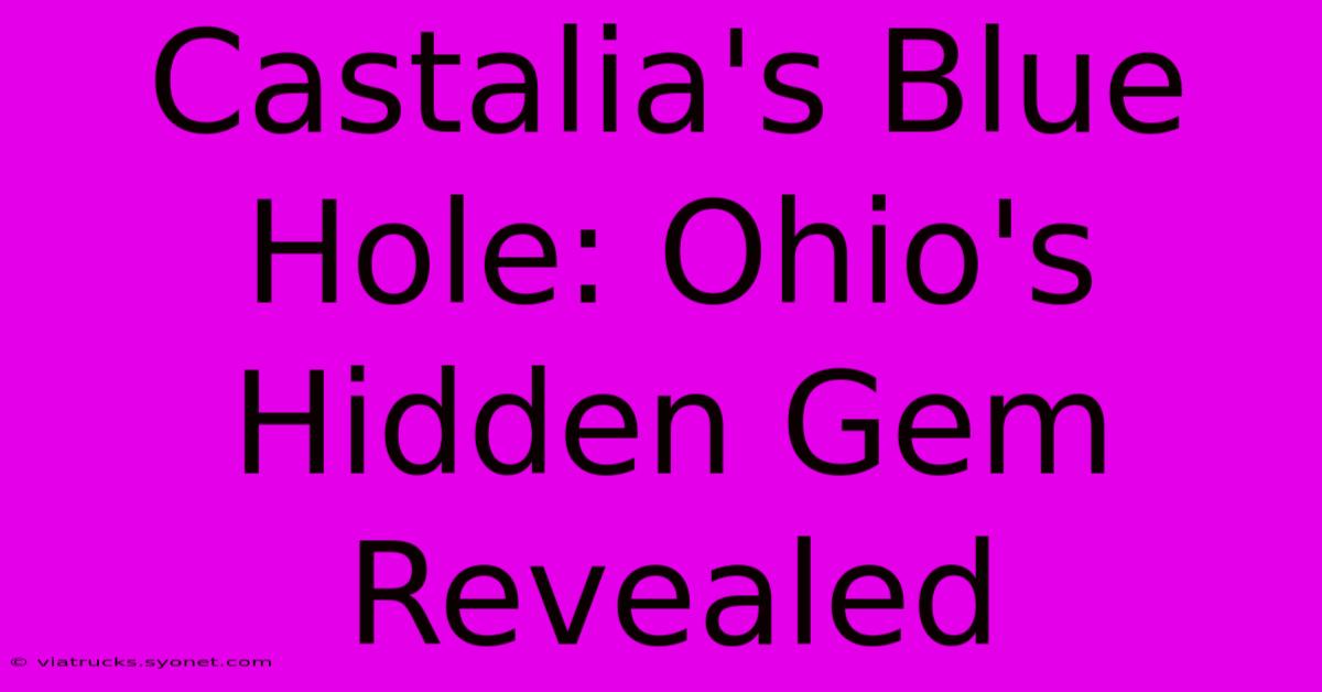 Castalia's Blue Hole: Ohio's Hidden Gem Revealed