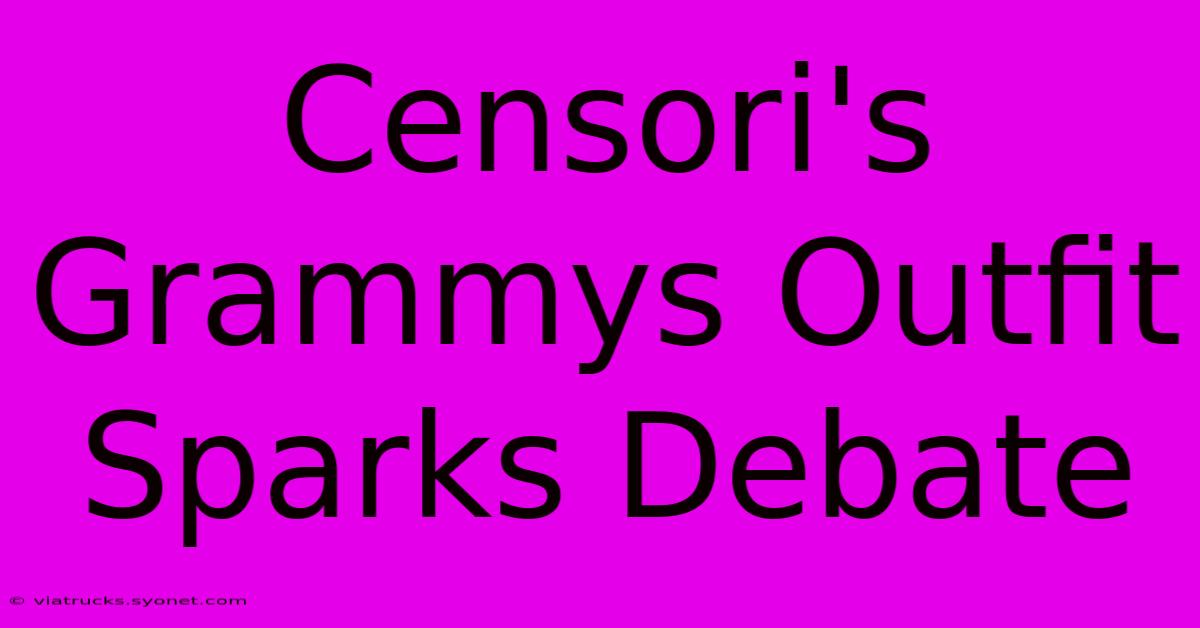 Censori's Grammys Outfit Sparks Debate