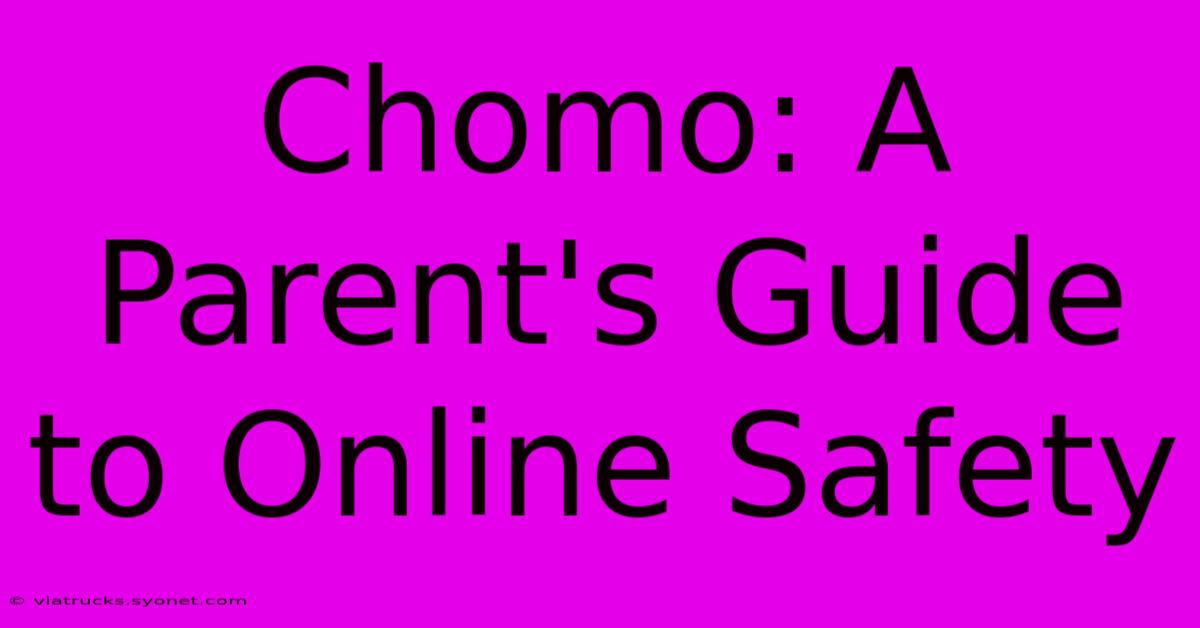 Chomo: A Parent's Guide To Online Safety