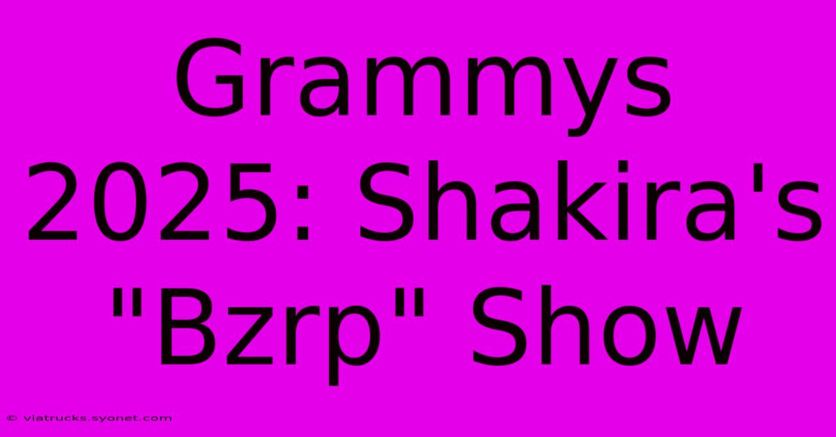 Grammys 2025: Shakira's 