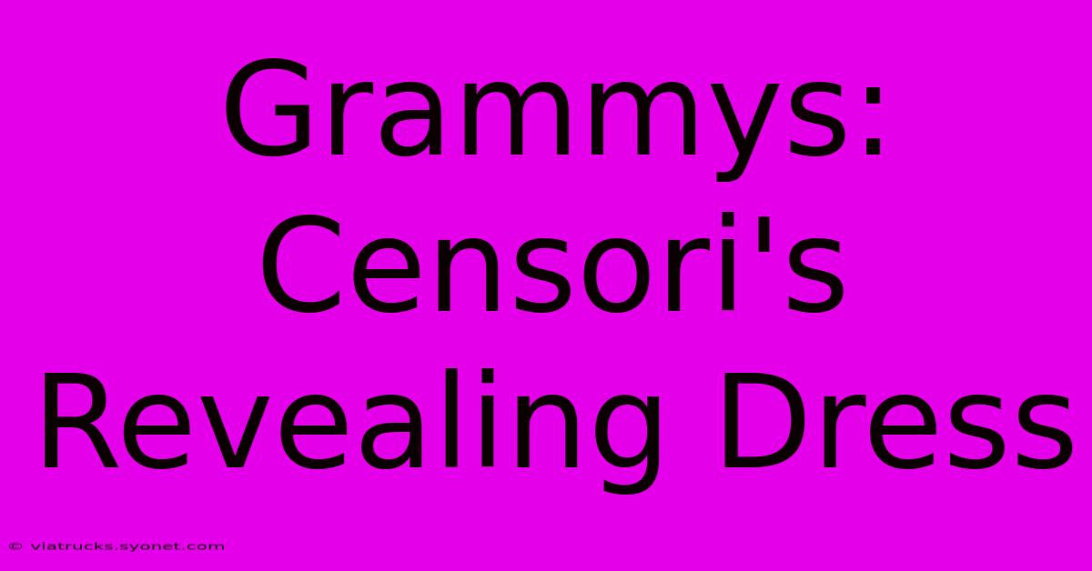 Grammys: Censori's Revealing Dress