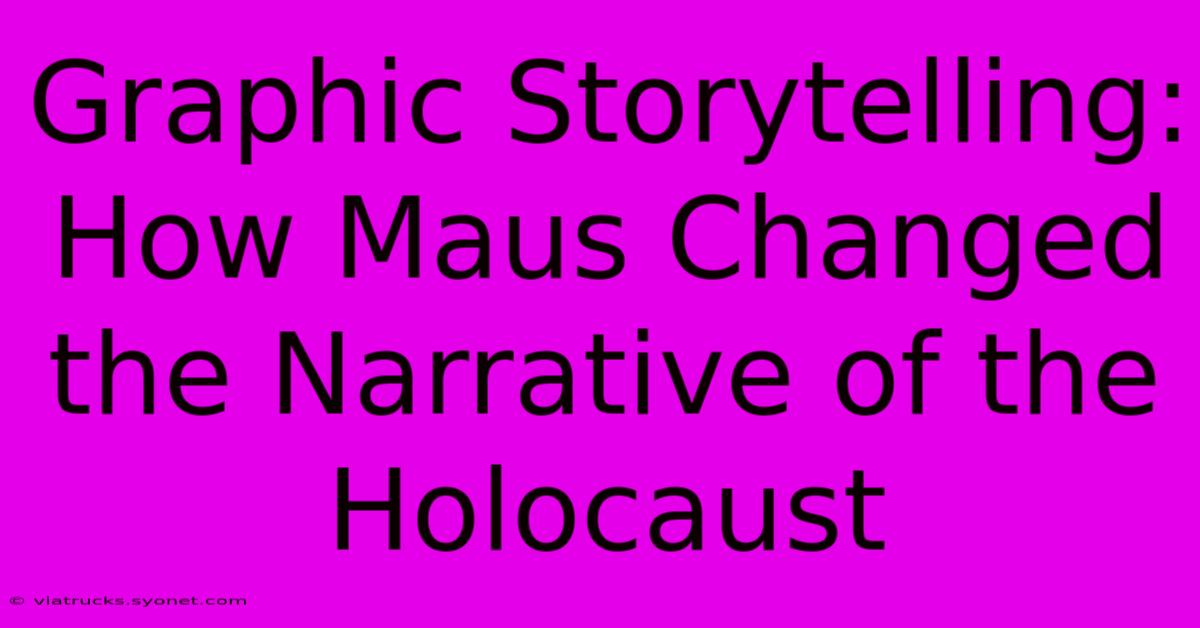 Graphic Storytelling: How Maus Changed The Narrative Of The Holocaust