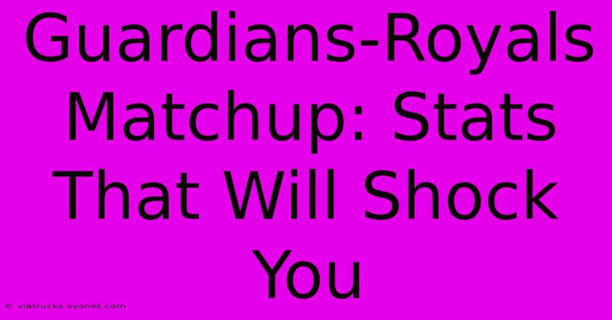 Guardians-Royals Matchup: Stats That Will Shock You