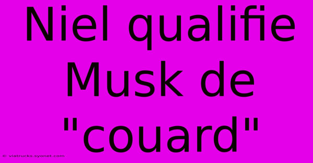 Niel Qualifie Musk De 