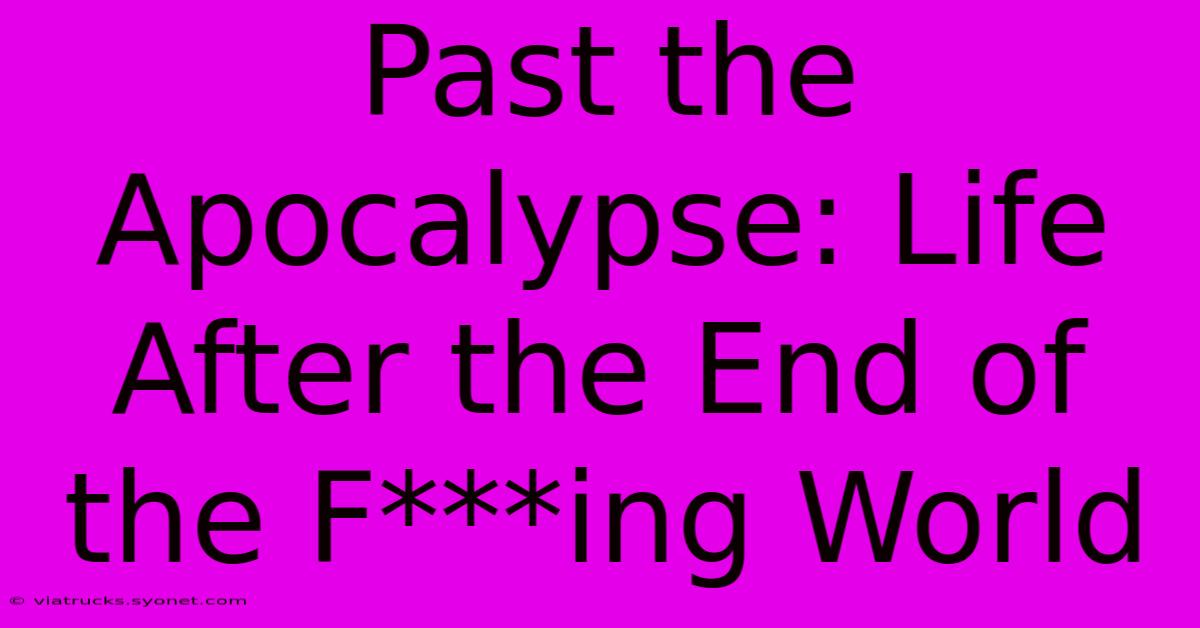 Past The Apocalypse: Life After The End Of The F***ing World