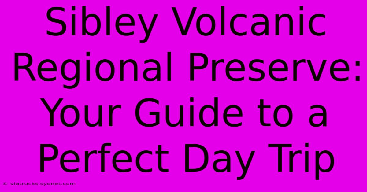 Sibley Volcanic Regional Preserve: Your Guide To A Perfect Day Trip