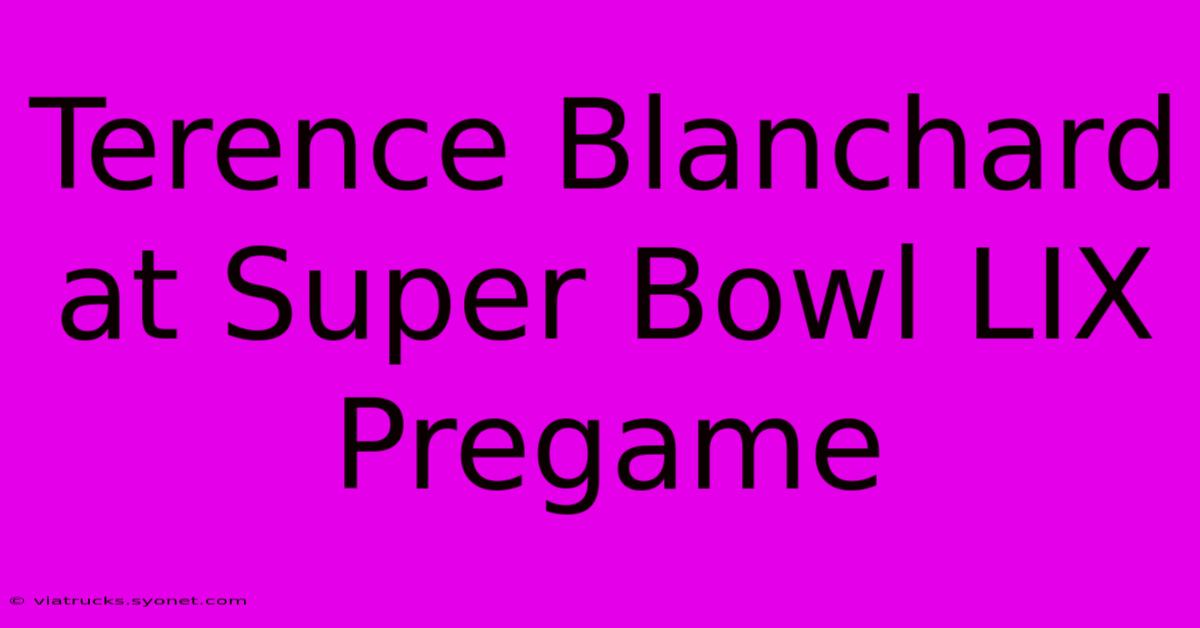 Terence Blanchard At Super Bowl LIX Pregame