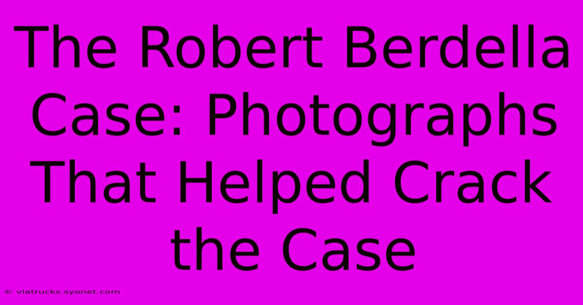 The Robert Berdella Case: Photographs That Helped Crack The Case