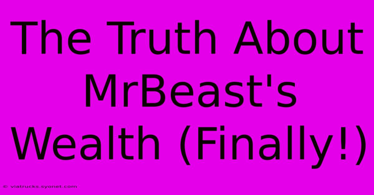 The Truth About MrBeast's Wealth (Finally!)