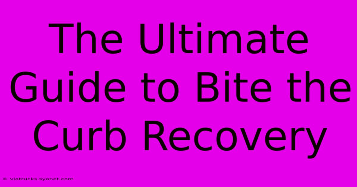 The Ultimate Guide To Bite The Curb Recovery