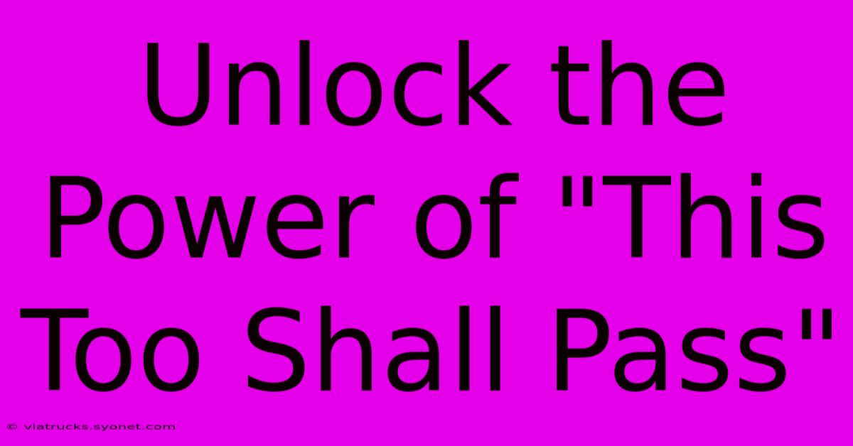 Unlock The Power Of 